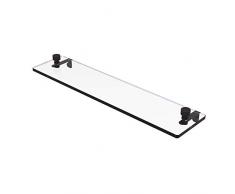 Allied Brass FT-1/22-ORB Foxtrot Schminktisch mit abgeschrägten Kanten, Glasablage, 55,9 cm, bronzefarben