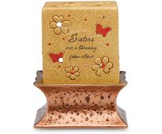 Komfort Kerzen Schwester sind EIN Segen von Pavilion 5–1/2 Zoll hoch Kerzenhalter inkl. Sockel und Teelicht Kerze