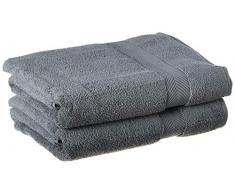 Superior - Kollektion, superweiches und saugfähiges Handtuchset, Baumwolle, grau, 6-teilig