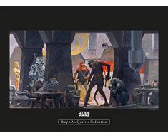 Komar Wandbild Star Wars Classic RMQ Mos Eisley Streets | Kinderzimmer, Jugendzimmer, Dekoration, Kunstdruck | ohne Rahmen | WB154-40x30 | Größe: 40 x 30 cm (Breite x Höhe)
