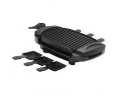 Aroma Housewares AHG-2233 Grillplatte mit 6 Raclette-Tabletts