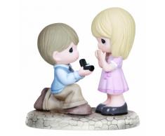 Precious Moments, Will You Marry Me?, Bisque Porzellan Figur, 133022