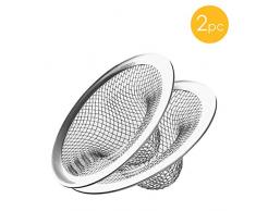 OFXDD Abfluss-Haarfänger für Waschbecken, 7,6 cm, Abflusssieb, klein, 2 Stück