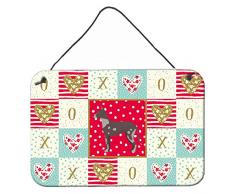 Carolines Treasures peruanischer haarloser Hund Liebe Türaufhänger Wanddekoration, Mehrfarbig