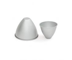 0062974 DECORA BACKFORM FÜR PUPPE AUS ELOXIERTEM ALUMINIUM Ø135 X 45 X H 115 MM