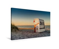 Premium Textil-Leinwand 90 x 60 cm Quer-Format Hooksiel | Wandbild, HD-Bild auf Keilrahmen, Fertigbild auf hochwertigem Vlies, Leinwanddruck von Rainer Ganske Fotografie