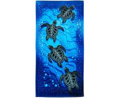Dawhud Direct Tribal Sea Turtles Baumwolle Strandtuch