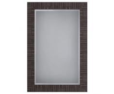 Yosemite Home Decor Wandspiegel mit brauner Textur, mittelgroß