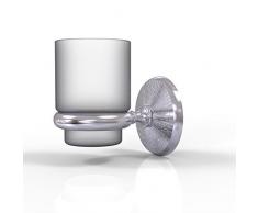 Allied Brass Monte Carlo Collection Zahnputzbecher, Wandmontage, satiniertes Chrom