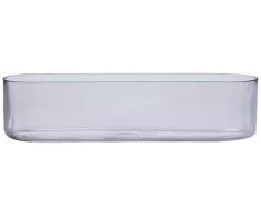 Better & Best 2101590 – Vase aus Glas Oval, Unter, Zentrum für Tisch, 36 x 5.9 x 9 cm