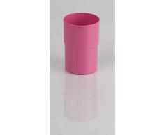 Kimmel Tasse Trinkbecher Becher bruchsicher stapelbar Mehrweg 180 ml, Kunststoff, Fuchsia