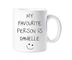 60 Second Makeover Limited 60SECMUG726 60 Second Makeover Personalisierbare Tasse mit Aufschrift „My Favourite Person Is Friend“, Geschenk für Weihnachten, Geburtstag, keramik, weiß