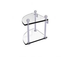 Allied Messing ma-3-sch doppelt Eckregal, Satin Chrom