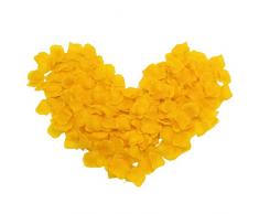 Zorpia Rosenblätter für Hochzeit, Jubiläum, Party, 2200 Stück Orange