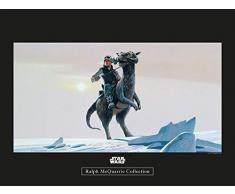 Komar Wandbild Star Wars Classic RMQ Hoth Tauntaun | Kinderzimmer, Jugendzimmer, Dekoration, Kunstdruck | ohne Rahmen | WB149-40x30 | Größe: 40 x 30 cm (Breite x Höhe)