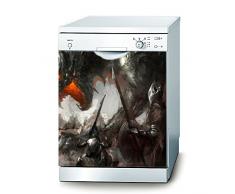 Decusto – Dragon Attack Aufkleber für Geschirrspüler