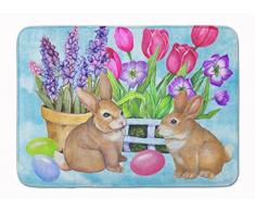 Carolines Treasures Fußmatte, Motiv Osterhase, 48,3 x 68,6 cm, Mehrfarbig