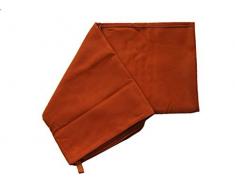 Multi-Funktion Mikrofaser Wildleder Sport Handtuch Bad Yoga Wandern Camping, Polyester-Mischgewebe, Orange, M (24x37)