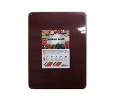 H+H Tafel Hotelware Schneidebrett, 51 x 38 x 1, 2, Aluminium, braun, 21 x 38 x 2 cm