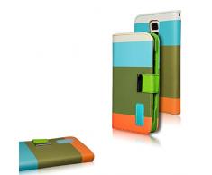 vidaXL 132411 2X Fadenvorhang 140x250cm Braun Fadengardine Vorhang Türvorhang Gardine, Gewebe, Größe: 140 x 250 cm (B x H)