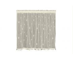 Heritage Lace Sandmuschel mit Besatz, 114,3 x 76,2 cm, Ecru