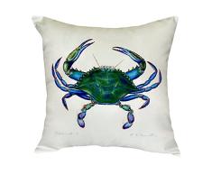 Betsy Drake NC005 Nackenkissen für Männer, ohne Kordel, 45,7 x 45,7 cm, Blau