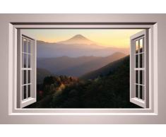 Wallmonkeys Wall Monkeys Fensteraufkleber, 132 x 89 cm