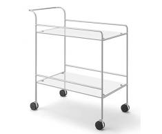 ZACK MECOR Servierwagen Silber