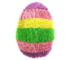 Brite Star Ostereier, Lametta, schillernd, IRI-Gelb