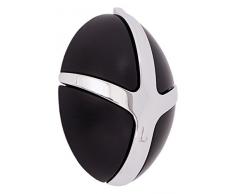 Spinder Design Tick WAndgarderobe / Garderobe mit Metallhaken, 3 Haken, 9.5 x 7 x 3.5 cm, Schwarz