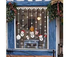 QIDIANTRADE Fensteraufkleber, Weihnachten, Erntedankfest, Dekoration, Party-Zubehör Fenstersticker