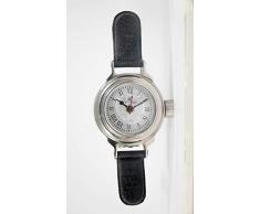 Hind Handicrafts Tisch- & Wandhalterung, Aluminium, Uhr Work I Home & Office Decor