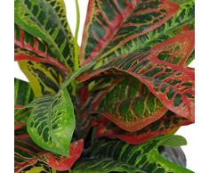 Leaf Kunstpflanze für Kodiäum, Mehrfarbig, 40 cm, 40cm Codiaeum