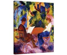 Tremont Hügel, der Gartentisch, 1914, Violett, 45,7 x 61 cm