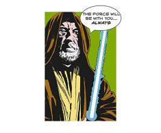 Komar Wandbild Star Wars Classic Comic Quote Obi Wan | Kinderzimmer, Jugendzimmer, Dekoration, Kunstdruck | ohne Rahmen | WB119-50x70 | Größe: 50 x 70 cm (Breite x Höhe)
