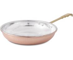 Cu Artigiana Luxury Line Pfanne mit 1 Griff, Kupfer, braun, 28 cm