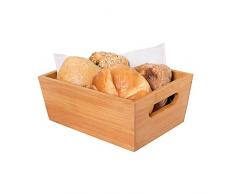 Garcia de Pou Brot Box, Bambus, Natur, 20 x 15 x 9 cm