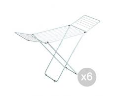 Glooke Selected Set 6 Wäscheständer Normale Senza/Verlängerung 10 m. Lavanderia E Bucato