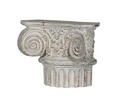 A&B Home Classic Vintage Wandregal, antikes Weiß