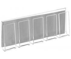 Seville Classics schwere Draht Regalsystem Label Halter, Set von 8