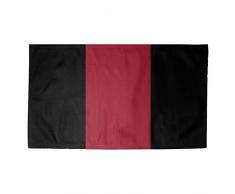 ArtVerse NFS Atlanta Fußball Stripes Dobby Teppich, 1,8 x 1,2 m, Schwarz/Rot