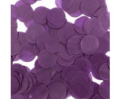 Wrapables 2,5 cm rund Gewebe Konfetti Party Dekorationen für Hochzeiten, Geburtstagsfeiern, und Duschen Indigo