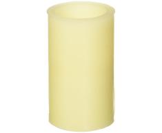 Flipo Pacific Akzente Elfenbeinfarben Wachs 3 Zoll von 12,7 cm Stumpenkerze mit 4 Stunden und 8 Stunden Timer