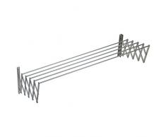 Sauvic 90830 - Wäscheständer, ausziehbarer, aus Aluminium, 100 cm.