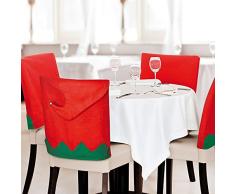 eBuyGB Stuhlhussen Elfmütze, 6 Stück