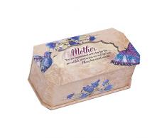 Cottage Garden Spieluhr mit Schmetterlings- und Vogel-Motiv, spielt Wind unter Meinen Flügeln