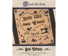 Sew Vintage Applique Design Quilt Muster für Stickmaschine Lunchbox Quilts