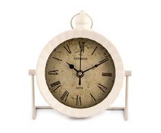 Pajoma Standuhr London in weiß, L 18 x B 6,7 x H 20 cm