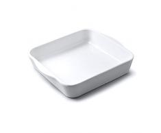 WM Bartleet & Sons 1750 T413 Traditionelle Porzellanbräter und Auflaufform (23 cm), weiß