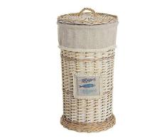Dcasa Papierrollenhalter, Weidenkorb, Aufbewahrungskorb für Festliche Dekorationen, für Zuhause, Unisex, Erwachsene, Mehrfarbig (Mehrfarbig), einzigartig